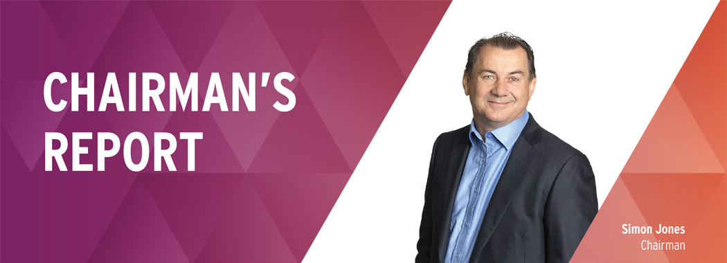 Chairman's Report, Simon Jones