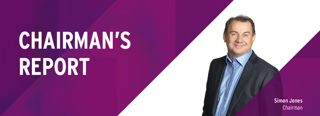 Chairman's Report, Simon Jones
